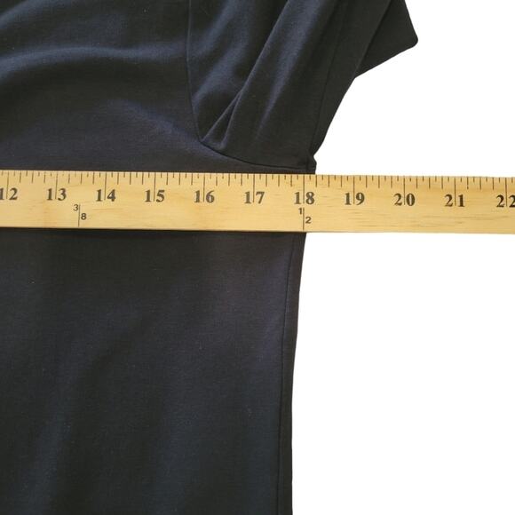 European Culture Navy Blue Dress/Size Small/Cotton and Lycra Blend - Picture 10 of 11